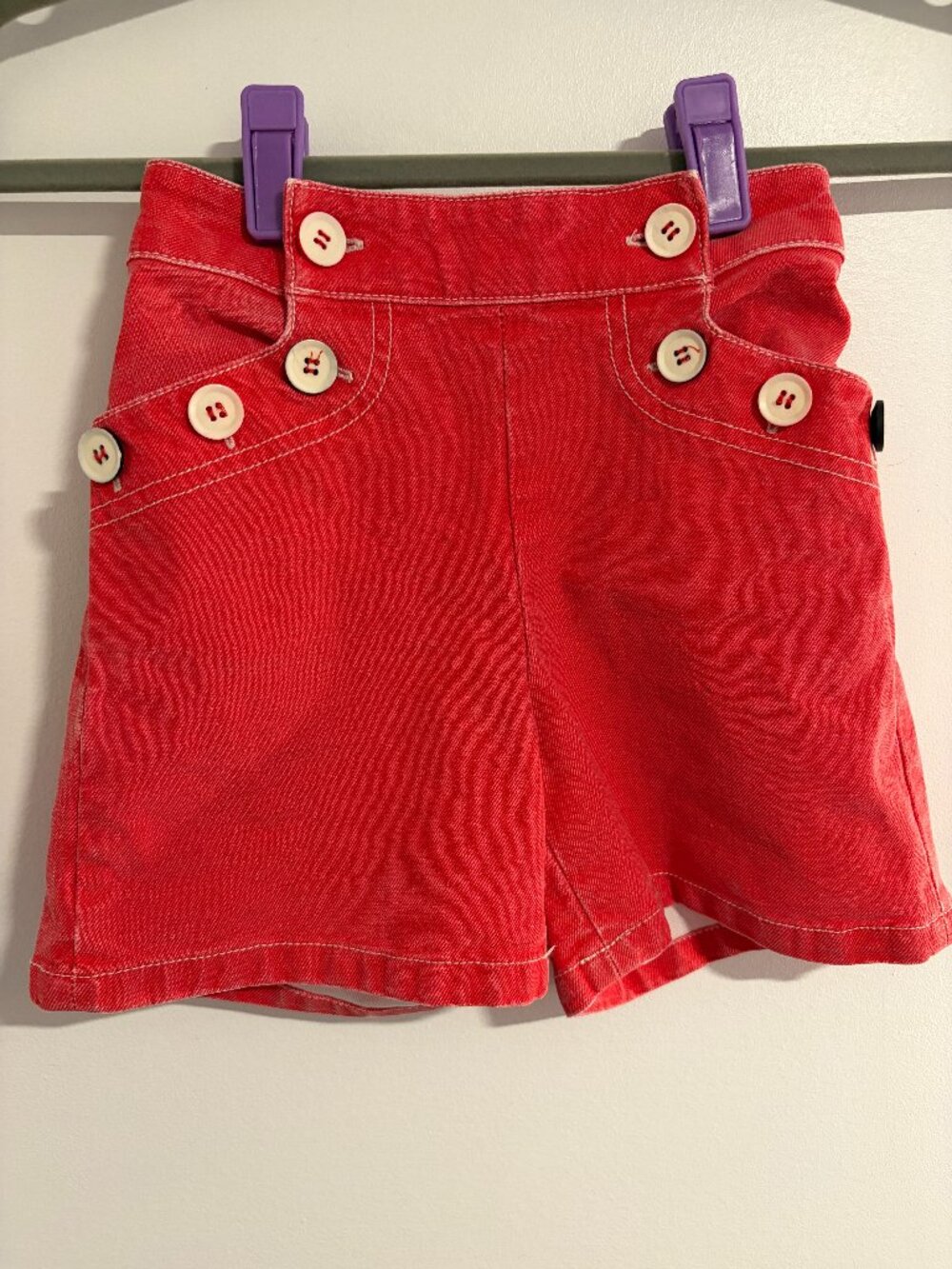 Bonpoint sailor shorts with buttons size 6